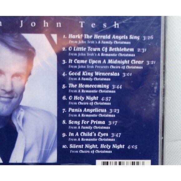 John Tesh Holiday Favorites Christmas Music CD | Relaxing Piano Holiday Cheer - Picture 5 of 7